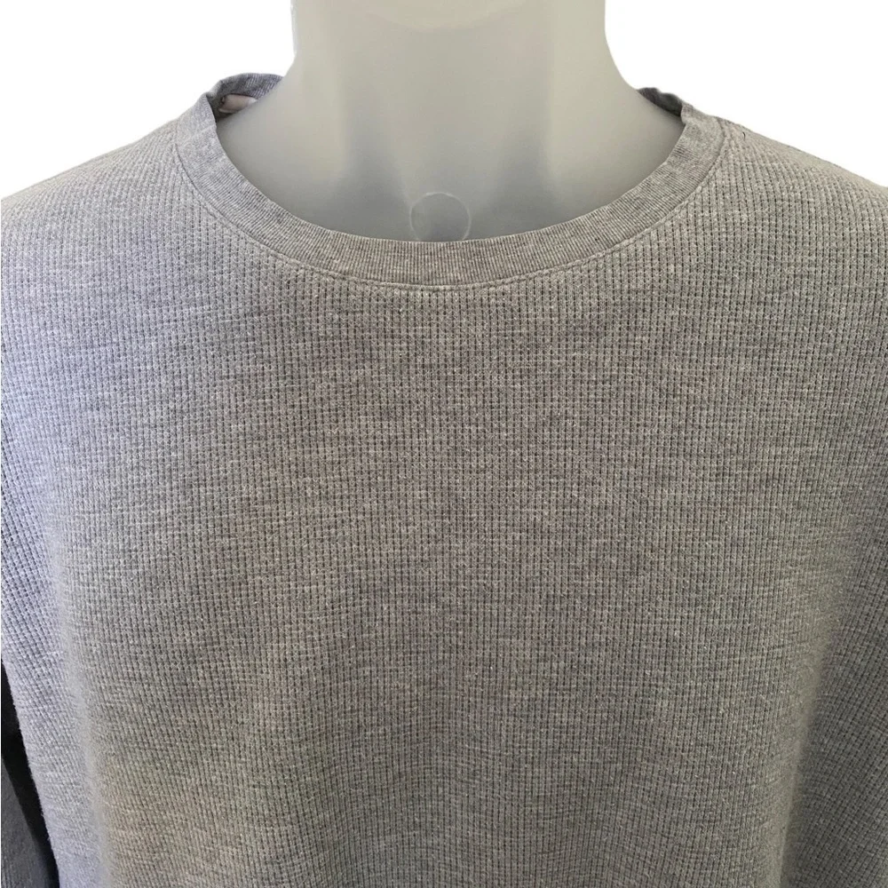 Banana REPUBLIC Light Gray Long Sleeve Pullover Sweater Men L Large